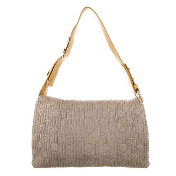 LOUIS VUITTON Alligator-Trimmed Motard Shoulder Bag Buttery Leather exotic - Picture 8 of 17